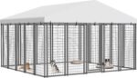 10x10 ft Outdoor Dog Kennel, Heavy Duty Dog Pens for Large Dogs