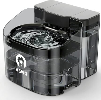 11L/372oz Large Dog Water Fountain, Automatic Dog Water Bowl Dispenser