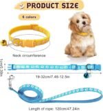 12 PCS Dog Collar and Leash Set for Small Dogs Puppy Kitten - Image 2