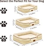 Dog Bed with Reusable Potty Pad - 44.5" x 33.5" x 6.7" Beige - Image 7
