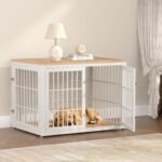 rehomerance 42" Heavy Duty Dog Crate Furniture for Large and Medium Dogs - Image 7