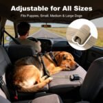 Dog Seat Belt for Car, Car Harness with Locking Aluminum Hook - Image 3