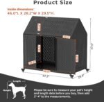 REXWELTEN 48" Heavy Duty Dog Crate for High Anxiety Dogs - Image 7