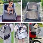 Texsens Innovative Traveler Bubble Backpack Pet Carriers for Cats and Dogs (Black) - Image 3