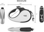 TUG Original Retractable Dog Leash, 16 ft (Medium, White) - Image 3