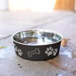 Loving Pets Bella Dog Bowls- Stainless Steel Dog & Cat Bowls - Spill Proof Dog Food Bowl, Cat Bowl, Puppy Essentials & Pet Supplies Great for Home & Travel (Medium 20-35 lbs, Espresso) - Image 6