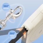TUG Quest Retractable Dog Leash | 360° Tangle-Free | 26 ft Tape (XL, Cream) - Image 6