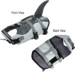 Queenmore Dog Life Jacket, Cute Shark Dog Life Vest for Swimming & Boating - Image 8