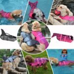 Queenmore Dog Life Jacket, Cute Shark Dog Life Vest for Swimming & Boating - Image 9