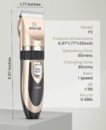 oneisall Low Noise Dog Clippers Grooming Kit for Dogs Cats Pets - Image 6