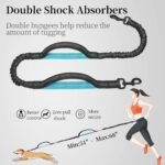 iYoShop Hands Free Dog Leash with Zipper Pouch, Large, 25-120 lbs, Black - Image 5