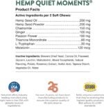 NaturVet Quiet Moments Calming Plus Hemp Dog Supplement - 180 Soft Chews - Image 8