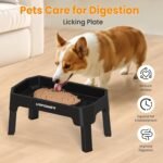 URPOWER Elevated Dog Bowls, 3-in-1 Double Deck Raised Dog Bowl Stand - Image 5