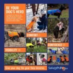 Blaze Orange Dog Vest. Reflective High Visibility in Hunting & Wooded Areas - Image 6
