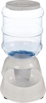 Amazon Basics Gravity Pet Food Feeder for Dogs and Cats, Easy to Clean, Easy to Fill, Removable Lid, 152fl.oz Capacity, Small - Image 3