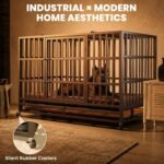 Hiwokk 48 Inch Heavy Duty Dog Crate, Indestructible Kennel for Large Dogs - Image 5