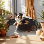 Veehoo Cooling Elevated Dog Bed, Raised Dog Cot with Guardrail & Headrest - Image 6