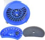 SHELANDY Groomer Partner Pet Hair Force Dryer Dog Grooming Blower with Heater (Blue) - Image 5