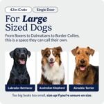Midwest 42-Inch Single Door iCrate, for Large Breeds, 71-90 lbs - Image 2