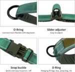 Annchwool No Pull Dog Harness with Soft Padded Handle & Front Clip(Green,L) - Image 3
