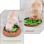 AWOOF Pet Snuffle Mat for Dogs, Interactive Feed Game for Boredom, Encourages Natural Foraging Skills for Cats Dogs Bowl Travel Use, Dog Treat Dispenser Indoor Outdoor Stress Relief - Image 3