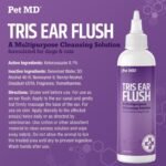 Pet MD Veterinary Tris Flush Cat & Dog Ear Cleaner - Dog Ear Flush - 12oz - Image 5