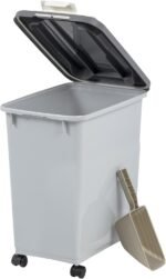 IRIS USA Dog Food Storage Container, Up to 30 lbs, Gray/Dark Gray - Image 5