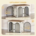 Hzuaneri 31.5 in Dog Crate Furniture,Dog Kennel Indoor for Small/Medium Dog - Image 4