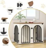 Hzuaneri 31.5 in Dog Crate Furniture,Dog Kennel Indoor for Small/Medium Dog - Image 7