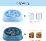MateeyLife 2-Pack Slow Feeder Dog Bowls, 2 Cups, Dog Puzzle Feeder Bowl - Image 5