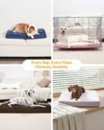 KSIIA Orthopedic Dog Bed for Large Dogs with Waterproof Lining, Grey, 35x22 - Image 6