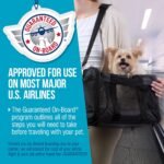 Sherpa Original Deluxe Travel Pet Carrier, Airline Approved & Guaranteed On Board - Black, Medium - Image 4