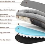 Dog Bed with Reusable Potty Pad - 44.1" x 32.3" x 6.3" Dark Gray - Image 3