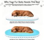 Dog Bed with Reusable Potty Pad - 44.1" x 32.3" x 6.3" Dark Gray - Image 5