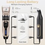 Dog Clippers Grooming Kit and Paw Trimmer for Heavy Thick Hair&Coats - Image 6