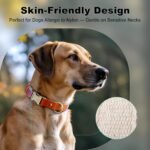 Plutus Pet Genuine Leather & Hemp Dog Collar, Adjustable, Gentle & Stylish - Image 4