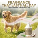 Oatmeal Dog Shampoo for Itchy Dry Skin, 1 Gallon with Pump - Hypoallergenic Anti-Itch Allergy & Sensitive Relief, Smelly Dogs, Aloe Vera Coconut Oil, Sulfate and Paraben Free, Made in USA Bark & Clean - Image 8