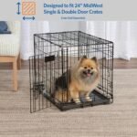 MidWest Homes for Pets Metal Dog Crate Replacement Pan; 24 inch - Image 4