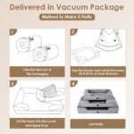 EHEYCIGA Orthopedic Dog Beds Large Sized Dog, Waterproof Memory Foam Pet Bed with Sides, Non-Slip Bottom Large Pet Bed with Washable Removable Cover, Grey - Image 6