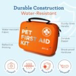 ARCA PET Cat & Dog First Aid Kit for Car - Pet Emergency Kit for Home Office Travel – Dog Camping Essentials with Muzzle & Mini First Aid Pouch - Image 3