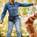 Gobeigo 2 Cup Magnetic Closure Dog Treat Pouch with Training Clicker(Black) - Image 5