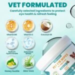 MEDUWEDU Eyes Wipes for Dogs & Cats 120 Counts, Grooming Kit Care for Dogs and Cats, Prevent Tear Stains, Eye Debris, Discharge, Mucus Secretions,Coconut Scent - Image 3
