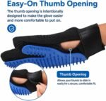 NVNAN Cat & Dog Grooming Glove and Curry Brush Set - Image 3