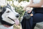 TUG Oval 360° Tangle-Free Retractable Dog Leash with Integrated Waste Bag Dispenser (Medium, Black) - Image 5