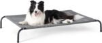 Bedsure Outdoor Elevated Cooling Dog Bed Large Sized Dog, 49in Grey - Image 8