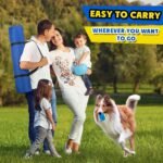 Dog Agility Course Backyard Set，Dog Agility Equipment, Dog Obstacle Course Backyard With 2-Set Agility Hurdle ，Jump Ring, 8 Weave Poles, Tunnel, Pause Box, Toy Balls And 2 Portable Carrying Bags - Image 6