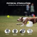 ALL FOR PAWS Automatic Dog Ball Launcher for Medium to Large Dogs, Interactive Tennis Ball Thrower, Rechargeable Dog Toy Mental Stimulation Training Game for Energetic Dogs - Image 3