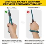 Fida Durable Slip Lead Dog Leash, 6 FT x 1/2" Dog Training Leash, Blue - Image 9