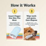 Jasper Dog Dental Wipes, Finger Tooth Wipes for Dogs, Unscented 60-Count - Image 3