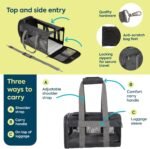 Sherpa Original Deluxe Travel Pet Carrier, Airline Approved & Guaranteed On Board - Charcoal Gray, Medium - Image 4
